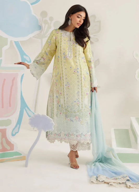 Farah Talib Aziz Ramadan Eid Frou Frou '26 - Orelia Shirt And Dupatta