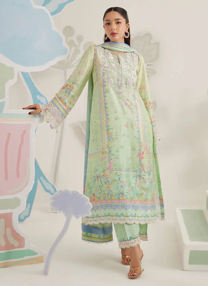 Farah Talib Aziz Ramadan Eid Frou Frou '26 - Elowen Shirt And Dupatta