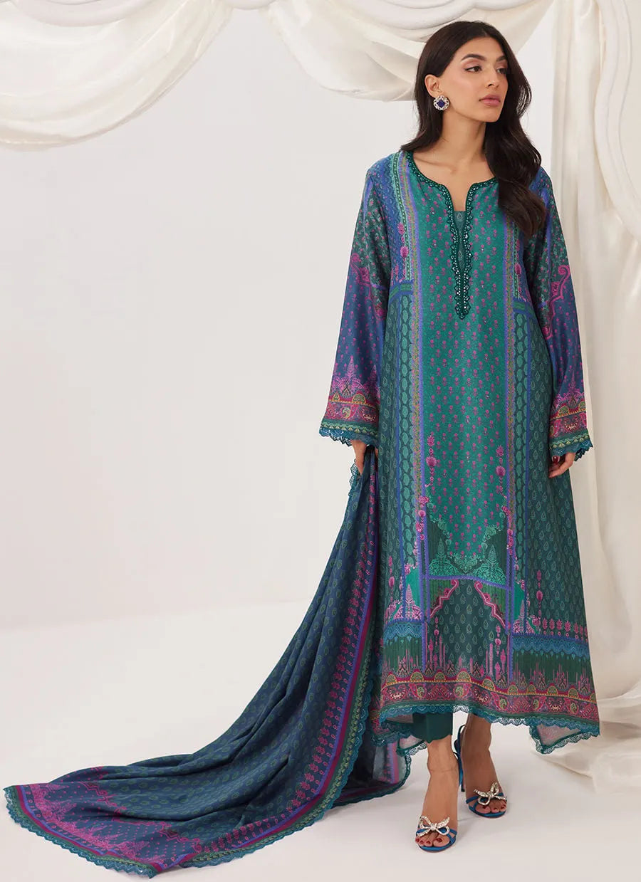 Farah Talib Aziz Ramadan Eid Frou Frou '26 - Delara Shirt And Dupatta