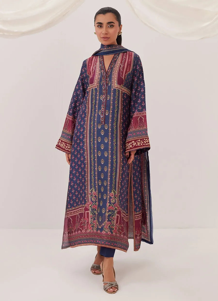 Farah Talib Aziz Ramadan Eid Frou Frou '26 - Eluria Shirt And Dupatta