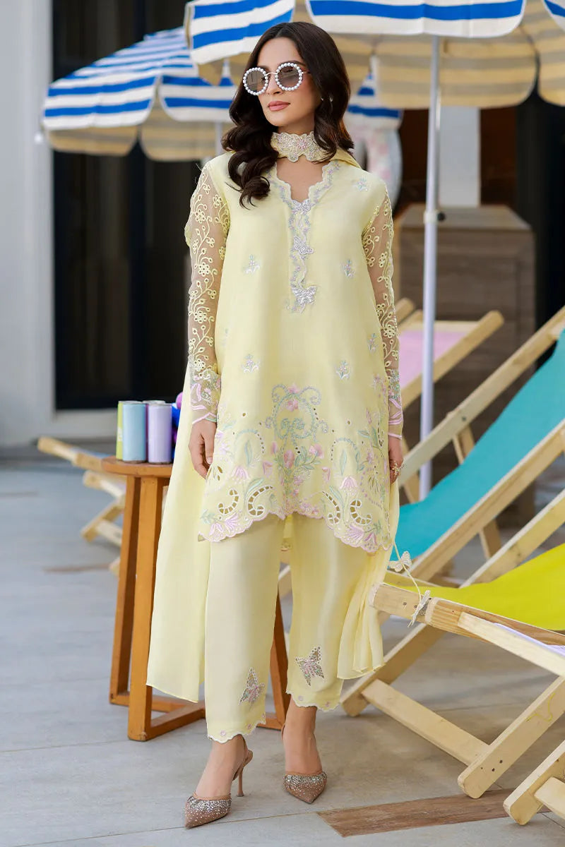 Ansab Jahangir The Girls Club - Eid Luxury Pret '26 - Butter Cup