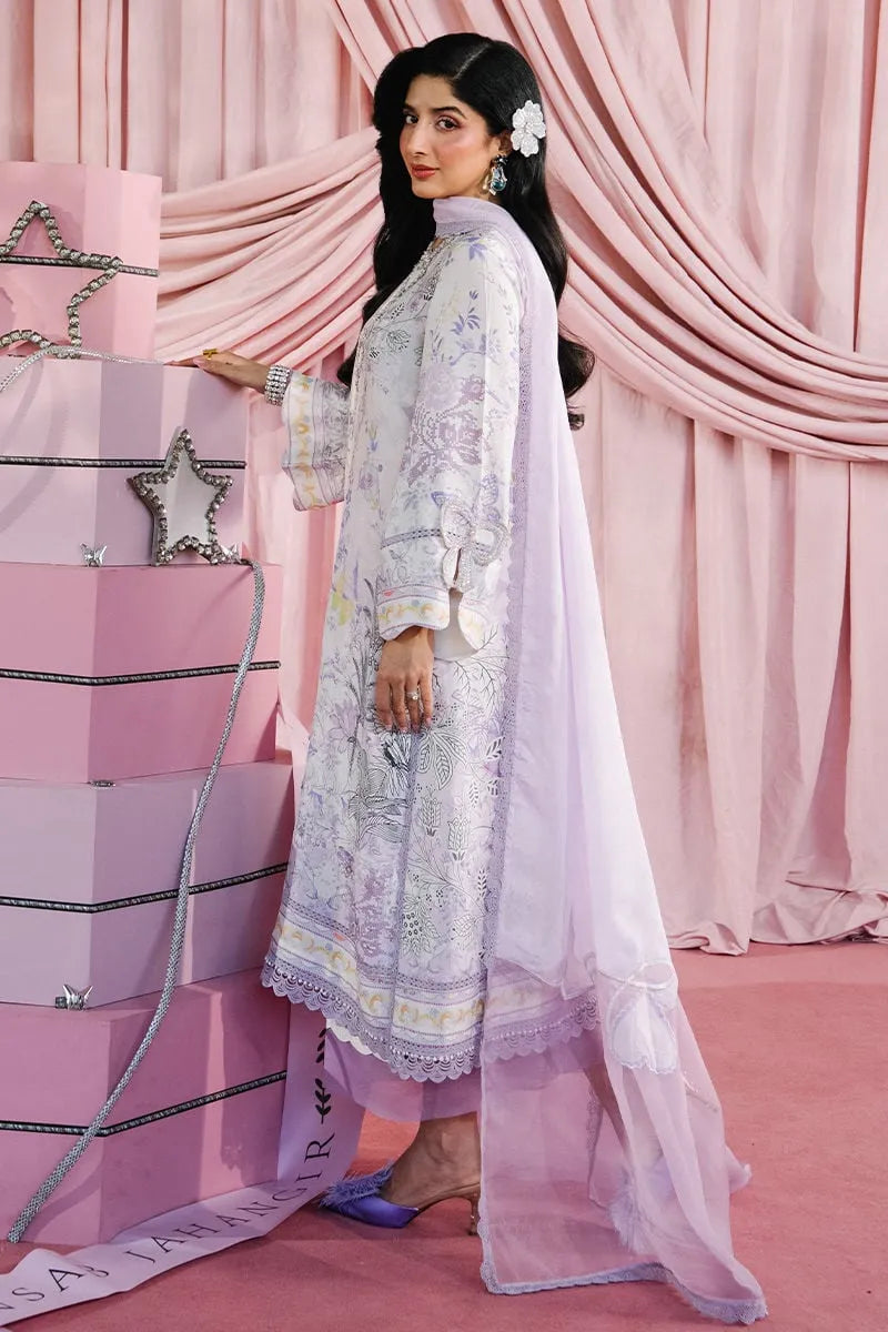 Ansab Jahangir Glam Doll House Eid Luxury Silks '26 - Delilah Shirt And Dupatta