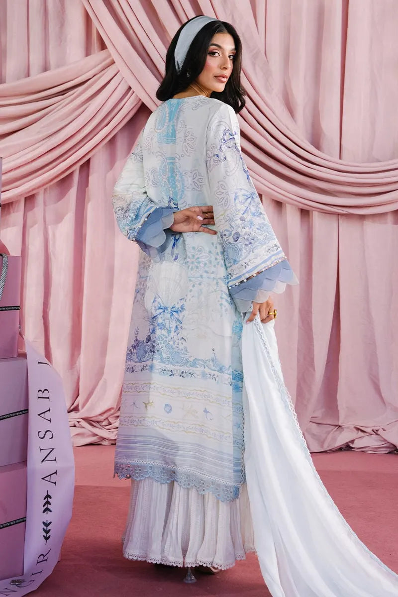 Ansab Jahangir Glam Doll House Eid Luxury Silks '26 - Trixie Shirt And Dupatta