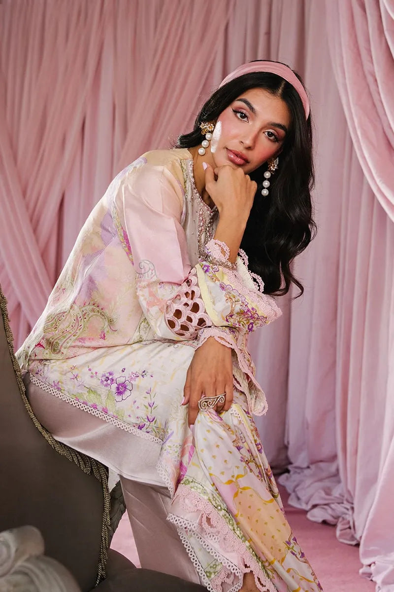 Ansab Jahangir Glam Doll House Eid Luxury Silks '26 - Felicity Shirt And Dupatta