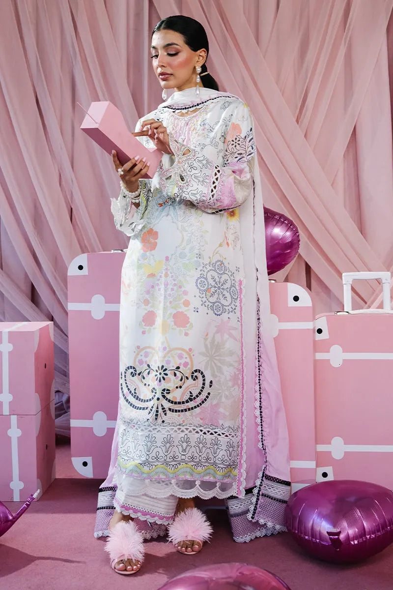 Ansab Jahangir Glam Doll House Eid Luxury Silks '26 - Viviana Shirt And Dupatta