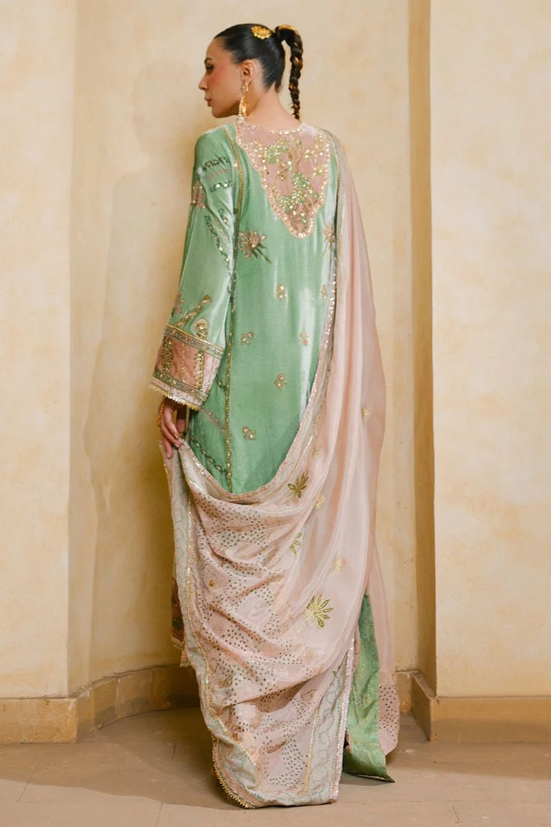 Ansab Jahangir Qissa Luxury Velvets '26 - Sana Shirt And Dupatta