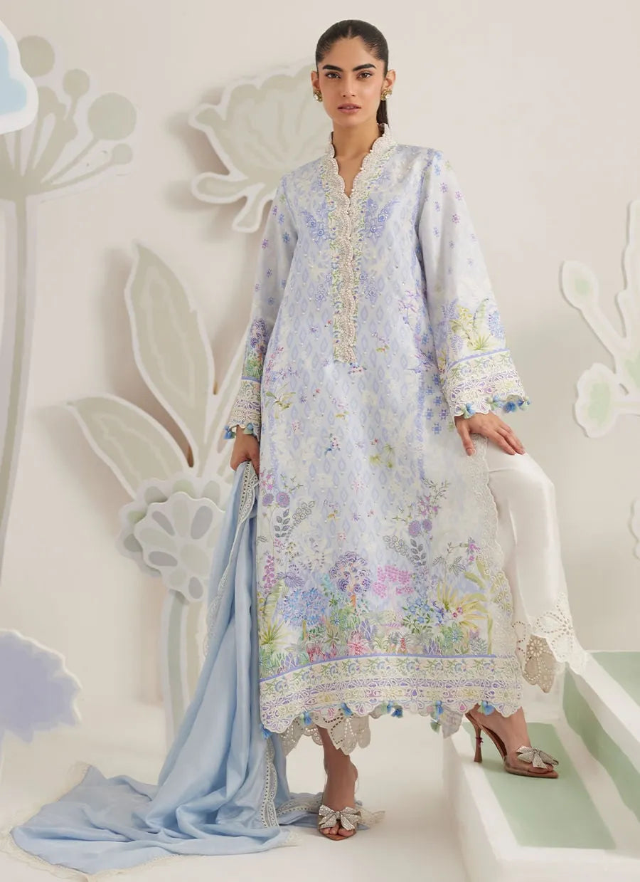 Farah Talib Aziz Ramadan Eid Frou Frou '26 - Serelle Shirt And Dupatta