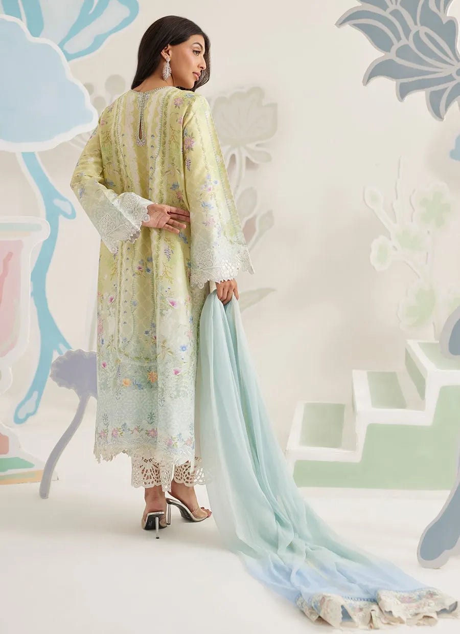 Farah Talib Aziz Ramadan Eid Frou Frou '26 - Orelia Shirt And Dupatta
