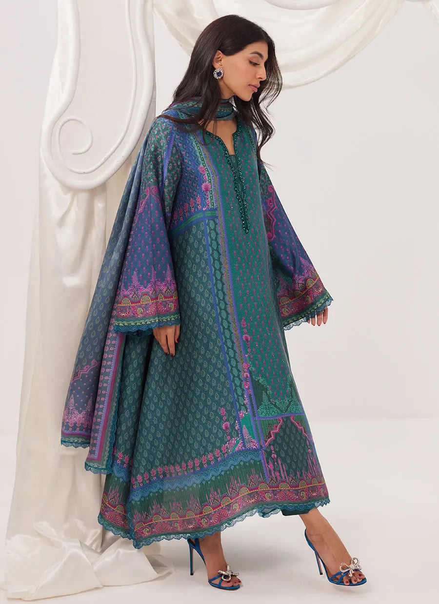 Farah Talib Aziz Ramadan Eid Frou Frou '26 - Delara Shirt And Dupatta