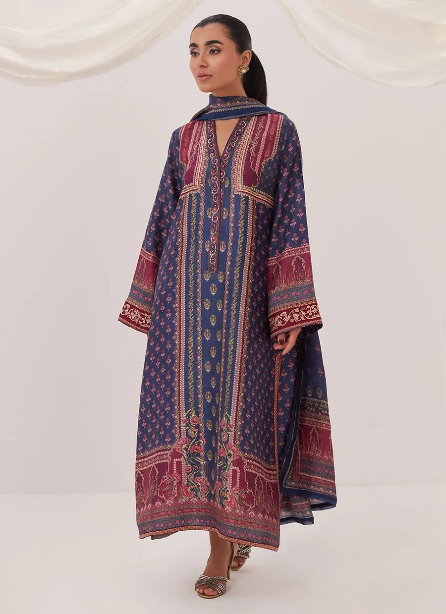 Farah Talib Aziz Ramadan Eid Frou Frou '26 - Eluria Shirt And Dupatta