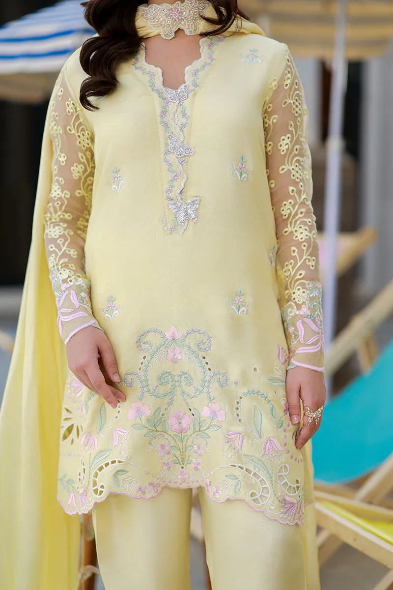 Ansab Jahangir The Girls Club - Eid Luxury Pret '26 - Butter Cup