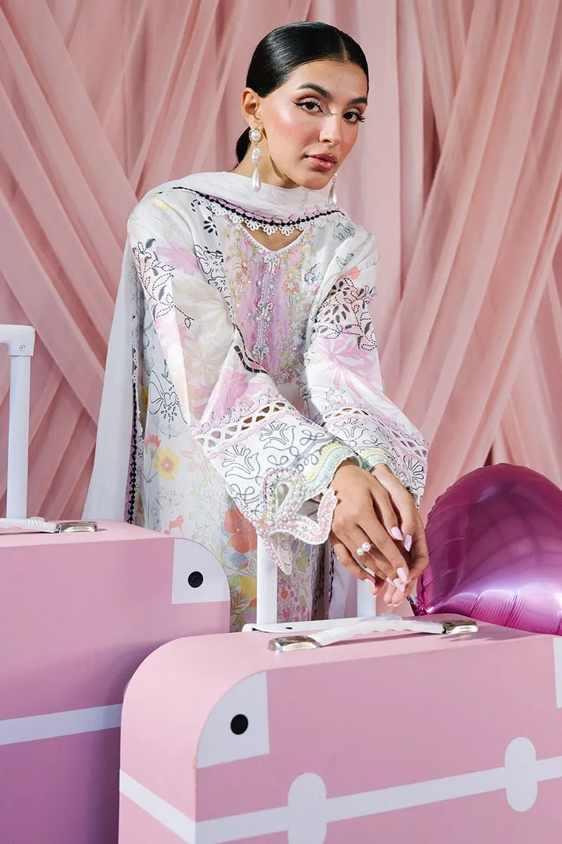 Ansab Jahangir Glam Doll House Eid Luxury Silks '26 - Viviana Shirt And Dupatta