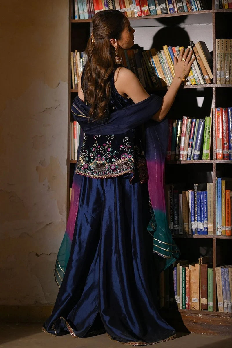 Ansab Jahangir Qissa Luxury Velvets '26 - Raaz Angarkha And Dupatta
