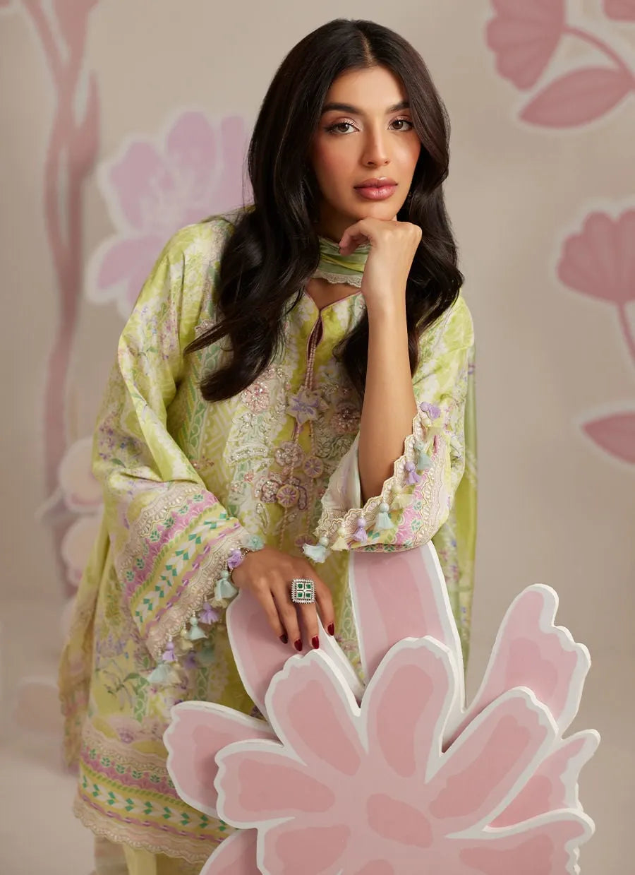Farah Talib Aziz Ramadan Eid Frou Frou '26 - Riva Shirt And Dupatta