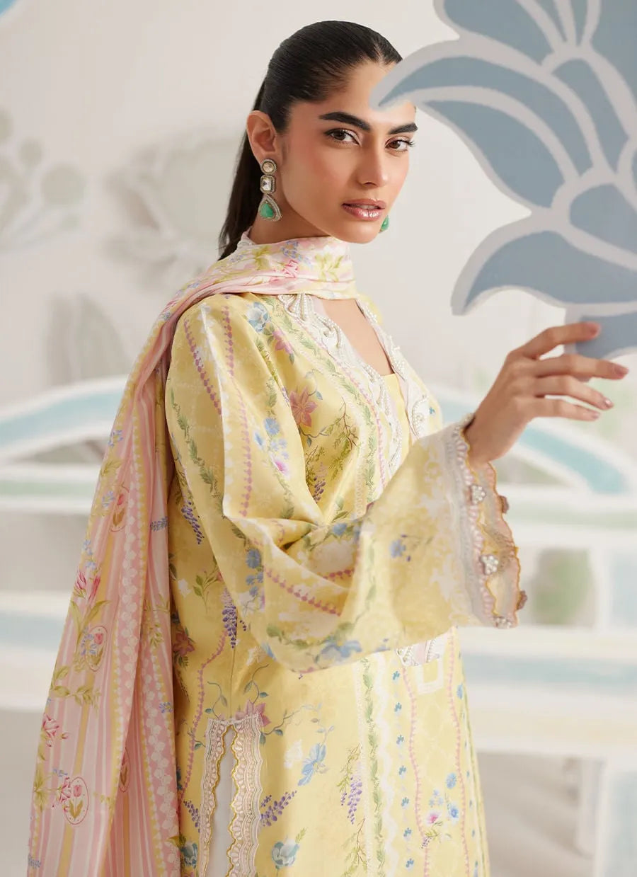 Farah Talib Aziz Ramadan Eid Frou Frou '26 - Anaya Shirt And Dupatta