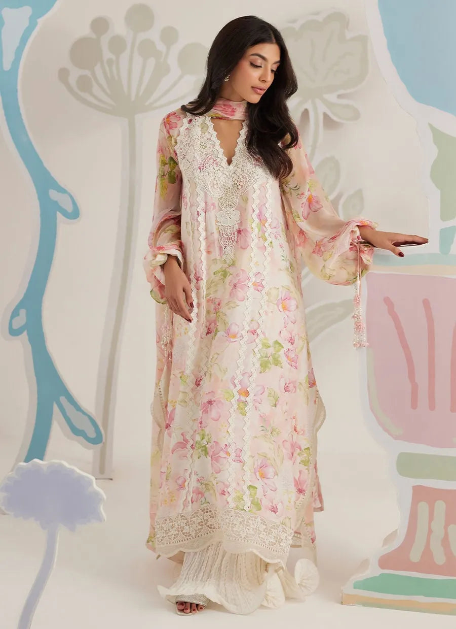 Farah Talib Aziz Ramadan Eid Frou Frou '26 - Rielle Shirt And Dupatta