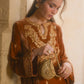 Ansab Jahangir Qissa Luxury Velvets '26 - Gulnoor Kaftan