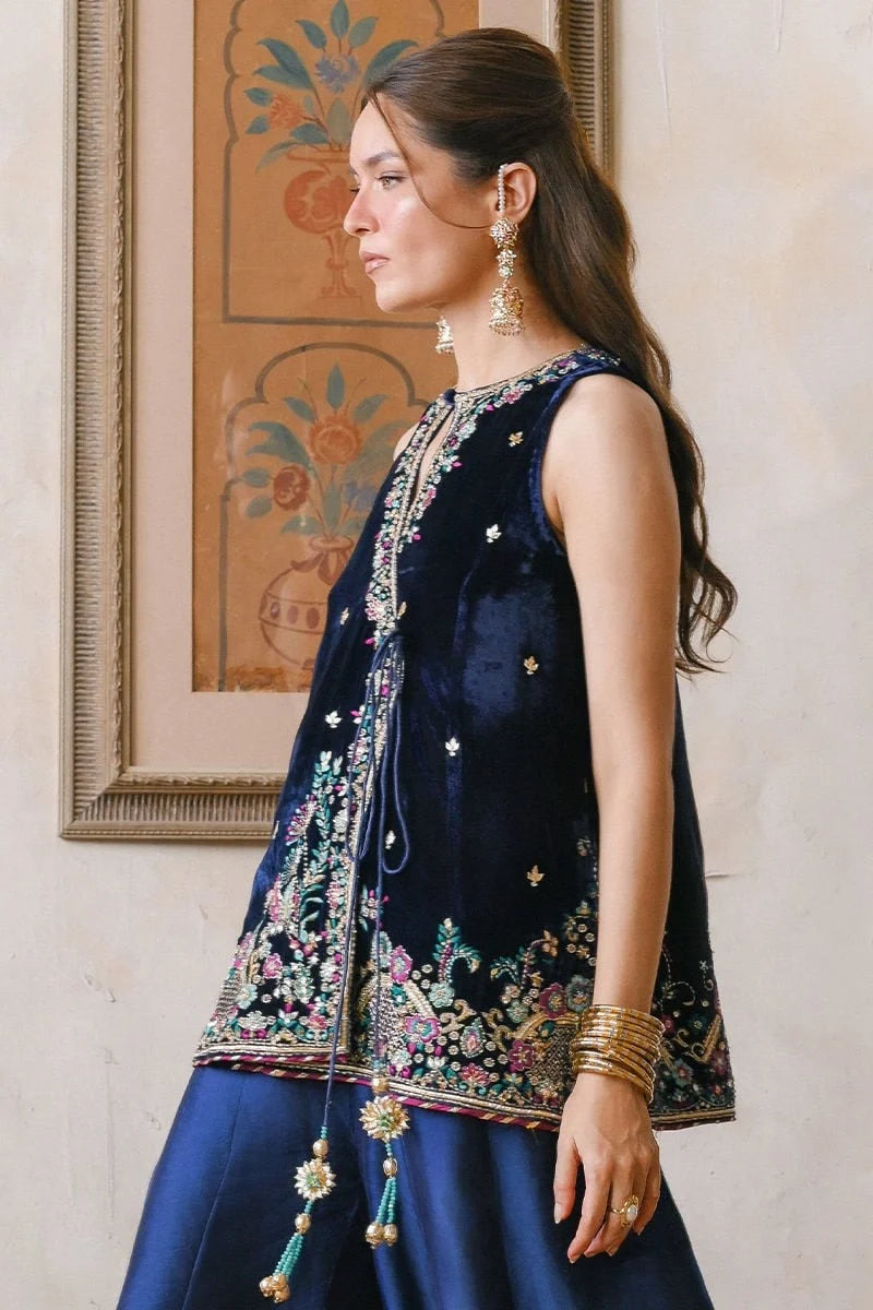 Ansab Jahangir Qissa Luxury Velvets '26 - Raaz Angarkha And Dupatta