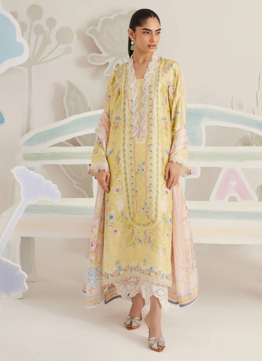 Farah Talib Aziz Ramadan Eid Frou Frou '26 - Anaya Shirt And Dupatta