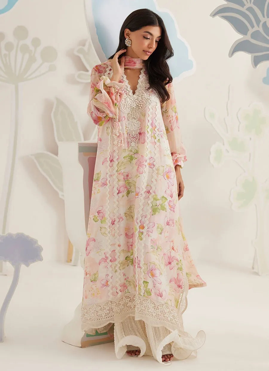 Farah Talib Aziz Ramadan Eid Frou Frou '26 - Rielle Shirt And Dupatta