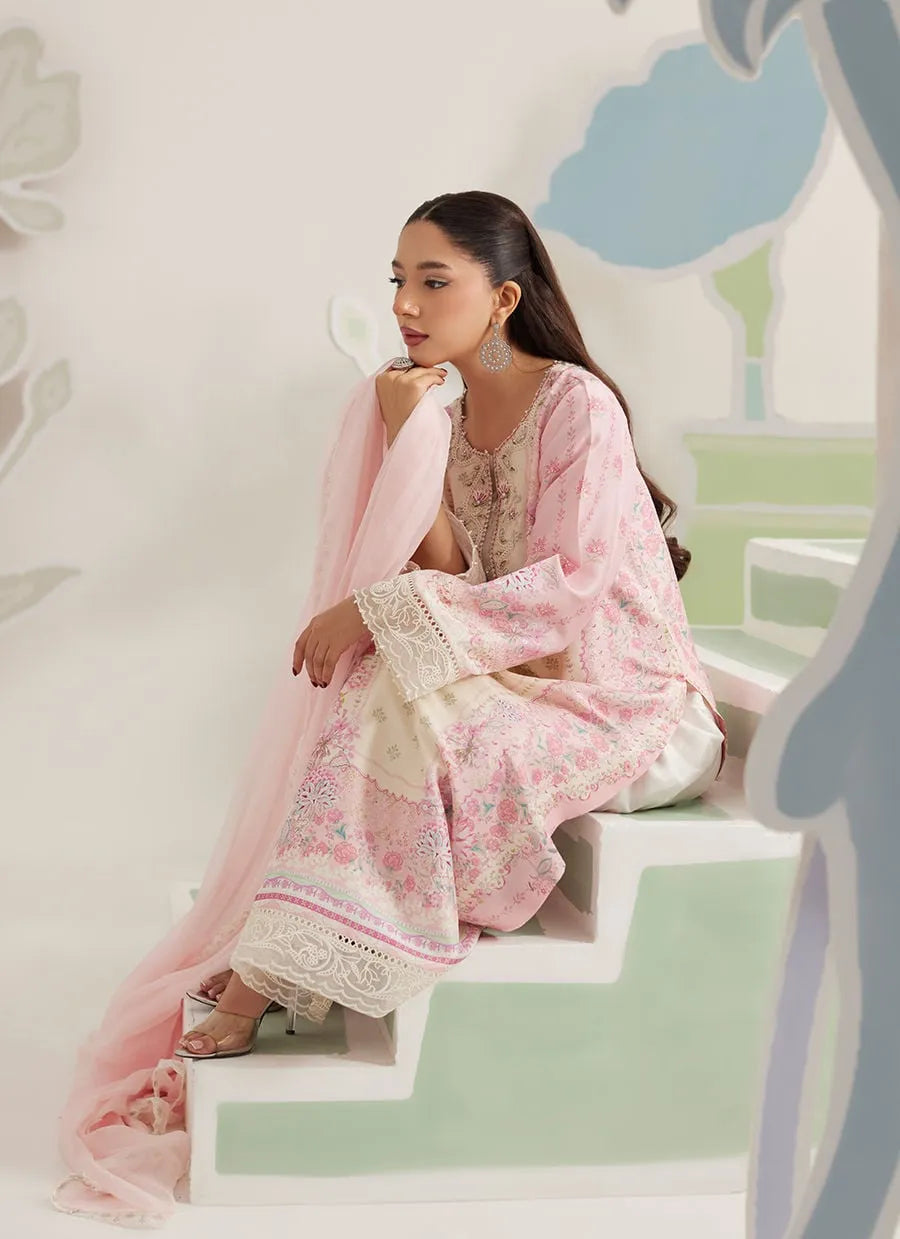 Farah Talib Aziz Ramadan Eid Frou Frou '26 - Maribel Shirt And Dupatta