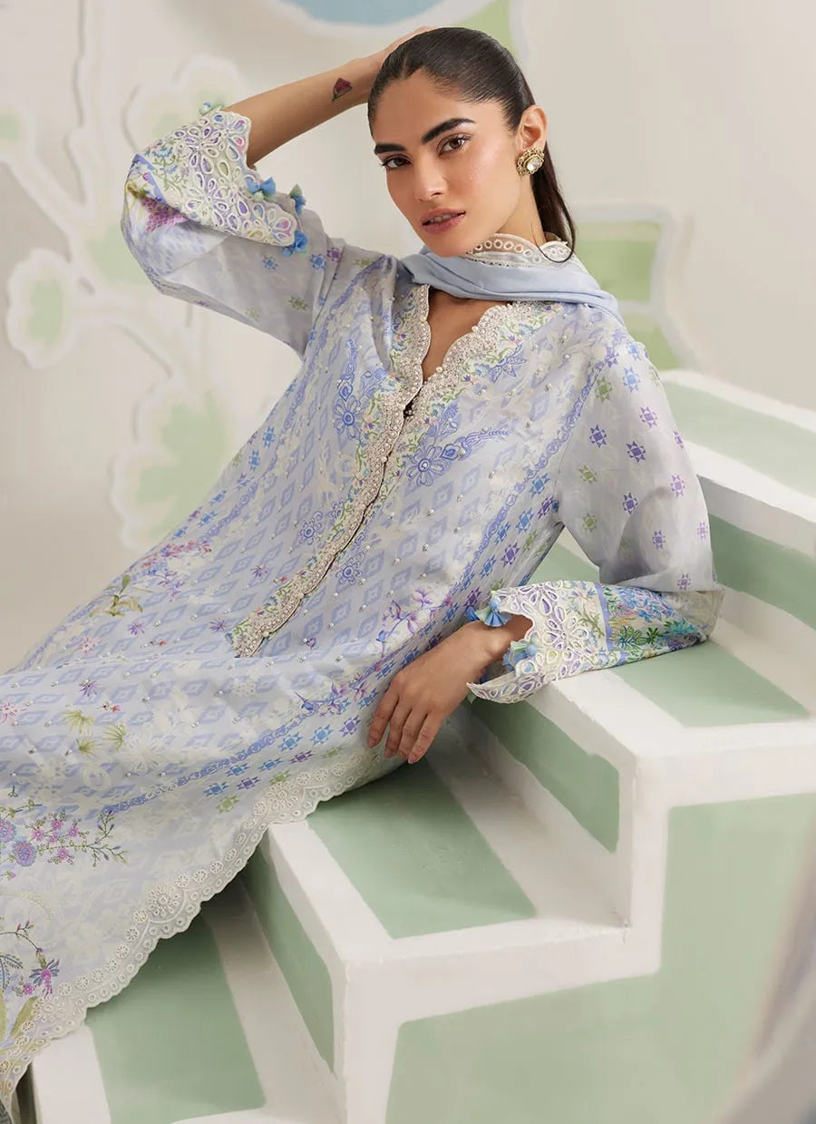Farah Talib Aziz Ramadan Eid Frou Frou '26 - Serelle Shirt And Dupatta