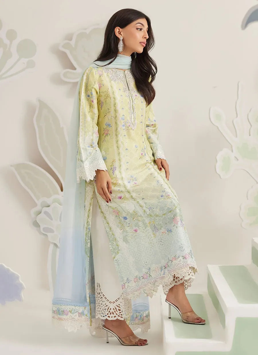 Farah Talib Aziz Ramadan Eid Frou Frou '26 - Orelia Shirt And Dupatta