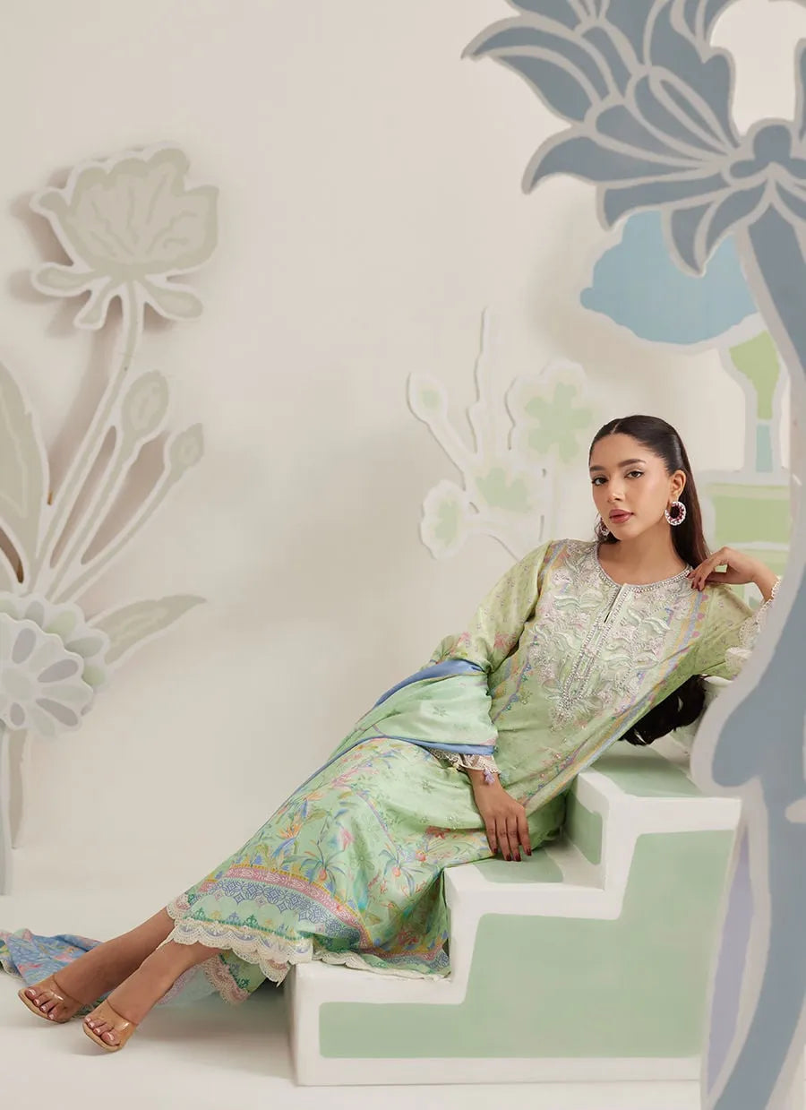 Farah Talib Aziz Ramadan Eid Frou Frou '26 - Elowen Shirt And Dupatta