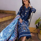 Farah Talib Aziz Luxury Lawn Unstitched '26 - Nia Navy