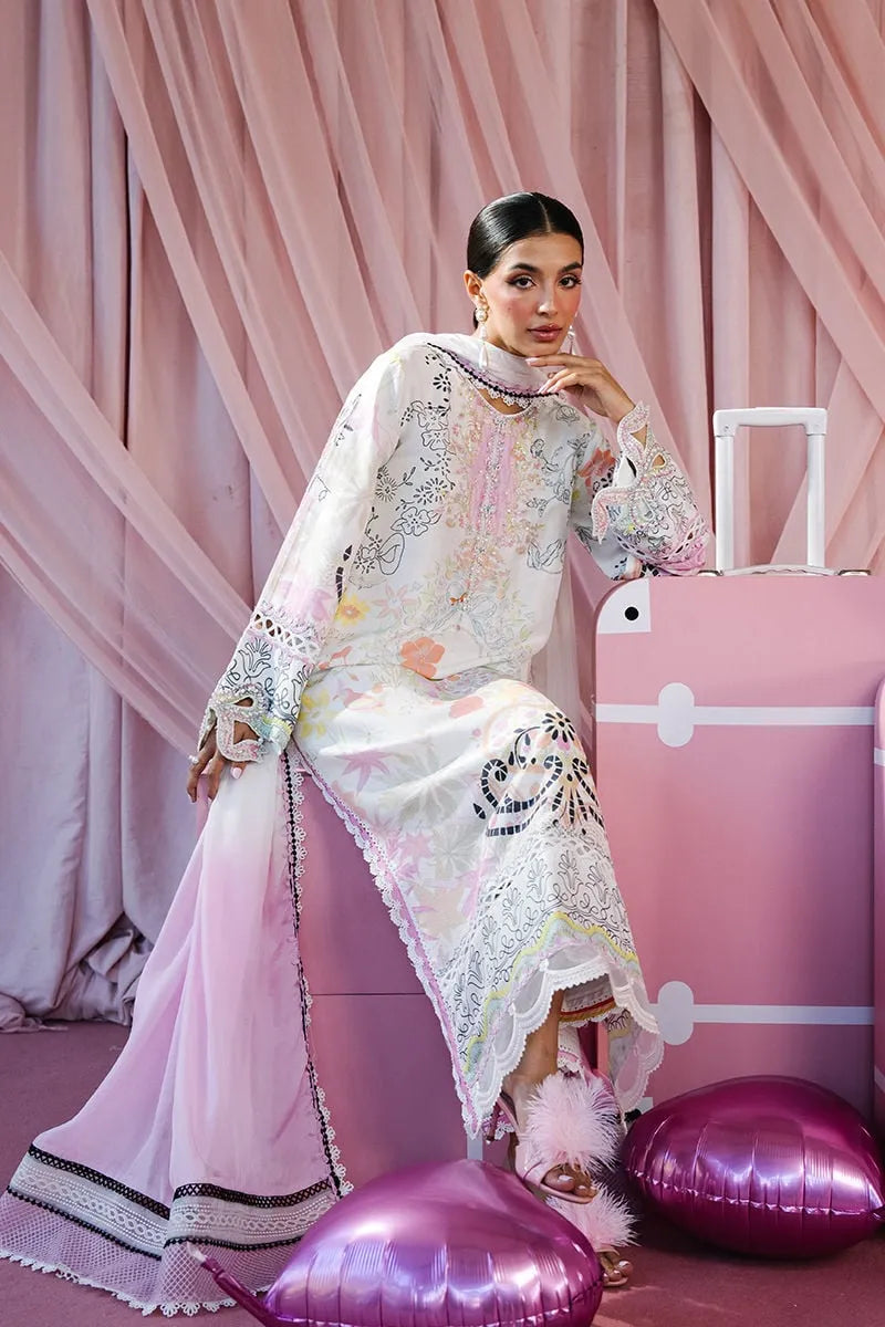 Ansab Jahangir Glam Doll House Eid Luxury Silks '26 - Viviana Shirt And Dupatta