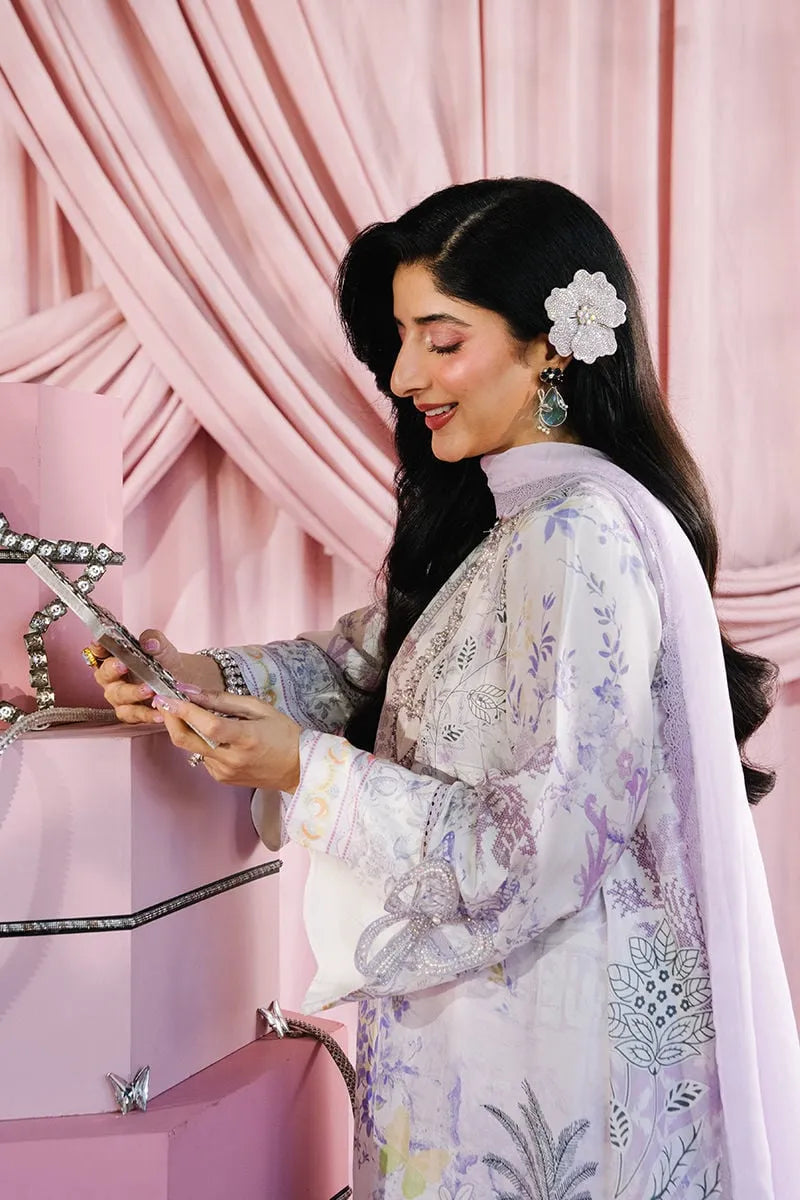 Ansab Jahangir Glam Doll House Eid Luxury Silks '26 - Delilah Shirt And Dupatta