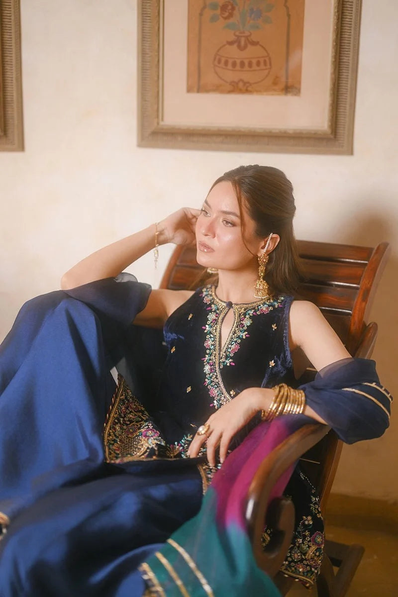Ansab Jahangir Qissa Luxury Velvets '26 - Raaz Angarkha And Dupatta
