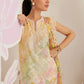 Farah Talib Aziz Ramadan Eid Frou Frou '26 - Elysia Shirt And Dupatta With Crushed Wide-leg Pants