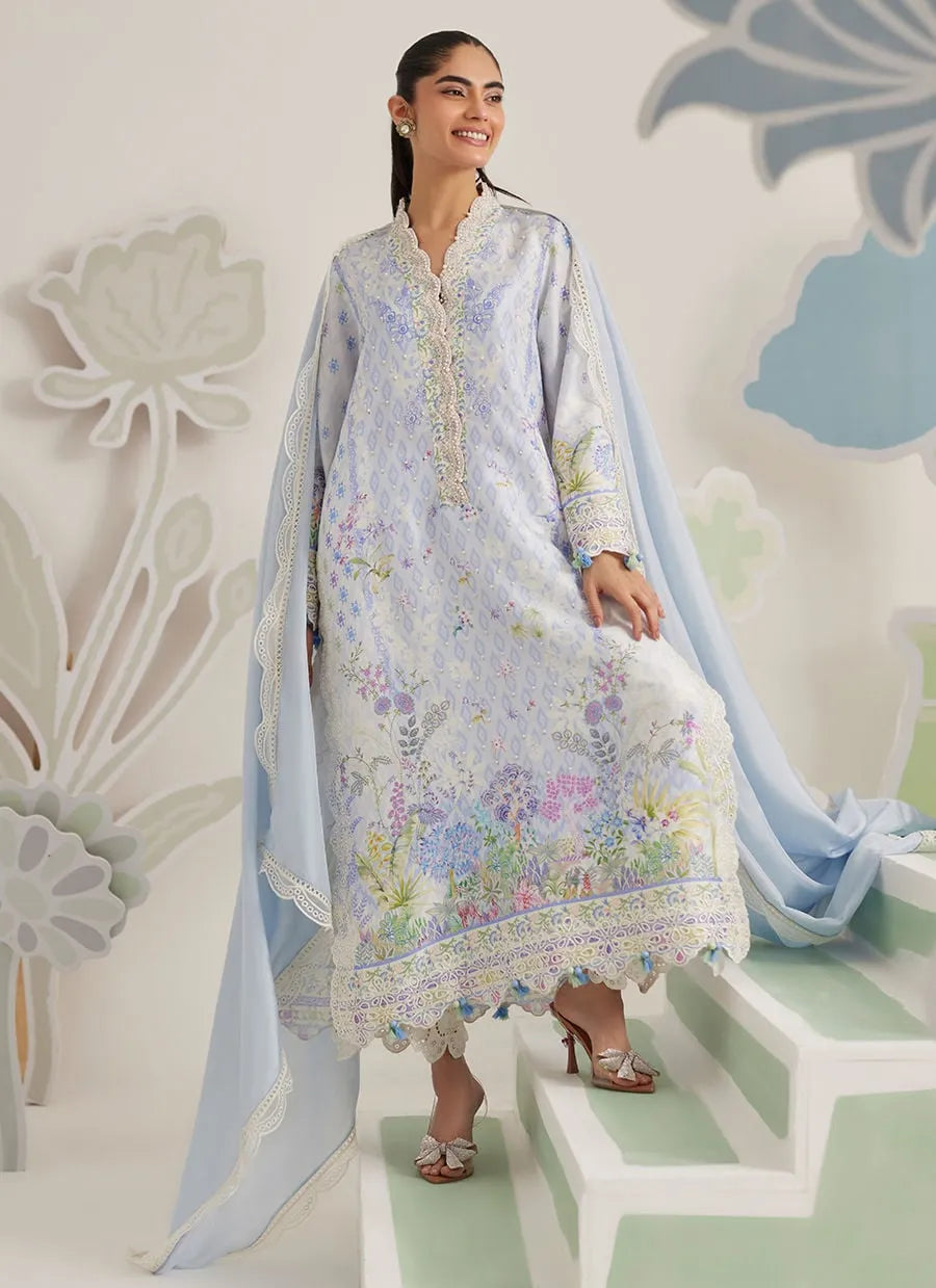 Farah Talib Aziz Ramadan Eid Frou Frou '26 - Serelle Shirt And Dupatta