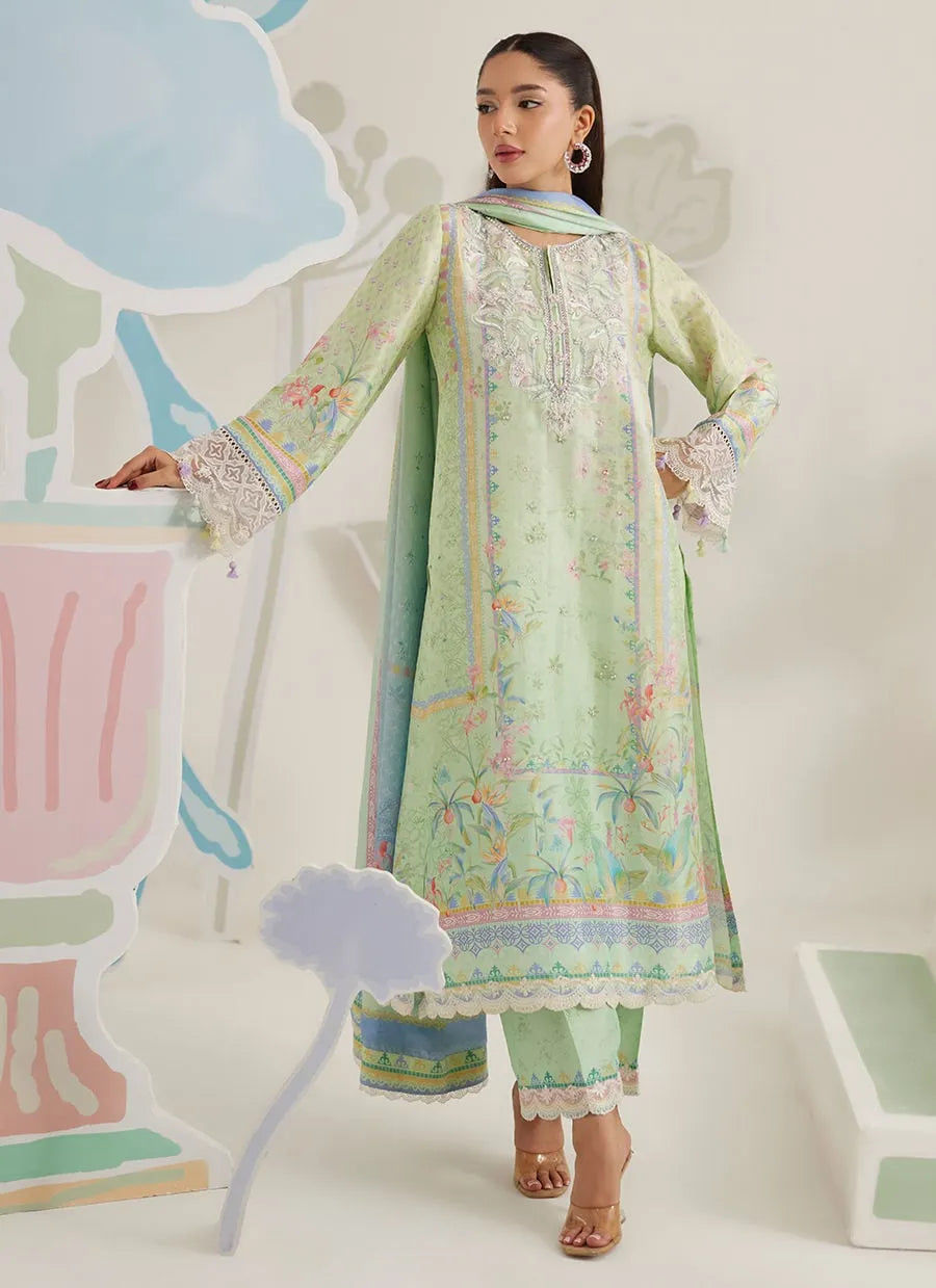 Farah Talib Aziz Ramadan Eid Frou Frou '26 - Elowen Shirt And Dupatta