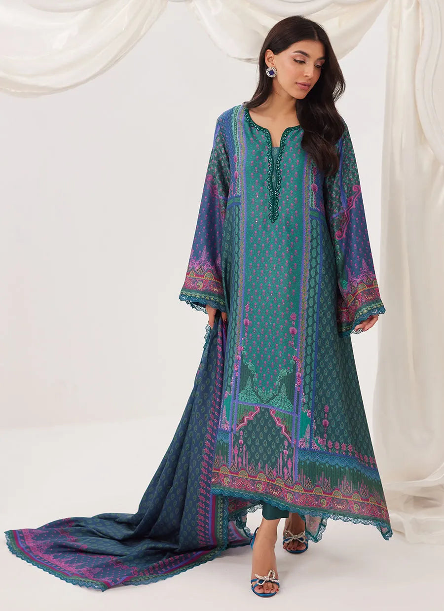 Farah Talib Aziz Ramadan Eid Frou Frou '26 - Delara Shirt And Dupatta