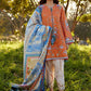Farah Talib Aziz Luxury Lawn Unstitched '26 - Lucia Burnt Orange