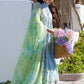 Farah Talib Aziz Luxury Lawn Unstitched '26 - Sienna Sky Blue