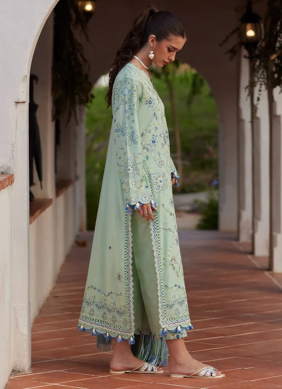 Farah Talib Aziz Luxury Lawn Unstitched '26 - Marcia Mint