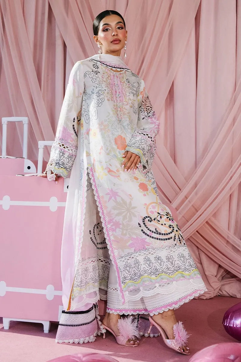 Ansab Jahangir Glam Doll House Eid Luxury Silks '26 - Viviana Shirt And Dupatta