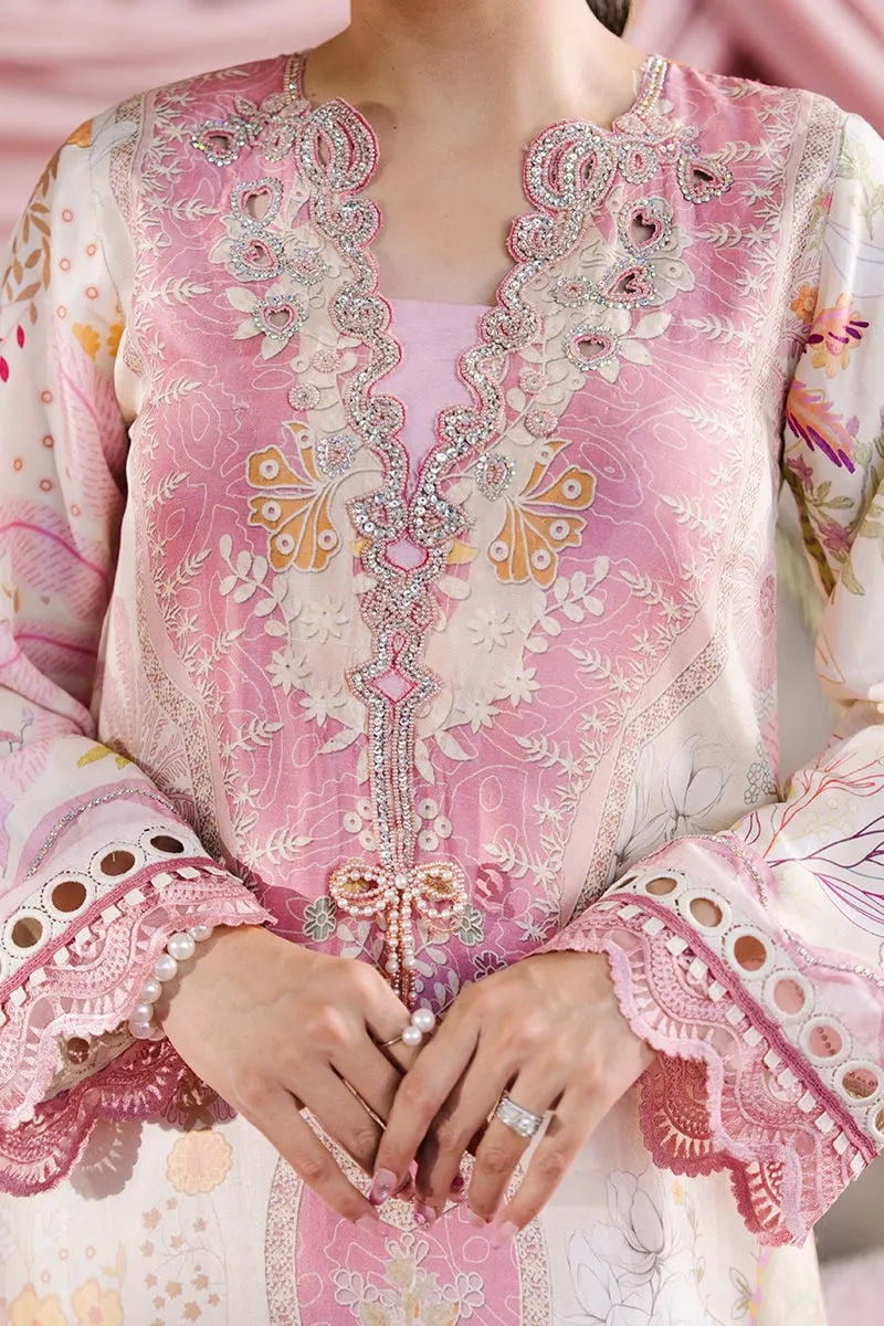 Ansab Jahangir Glam Doll House Eid Luxury Silks '26 - Elowen Kaftan