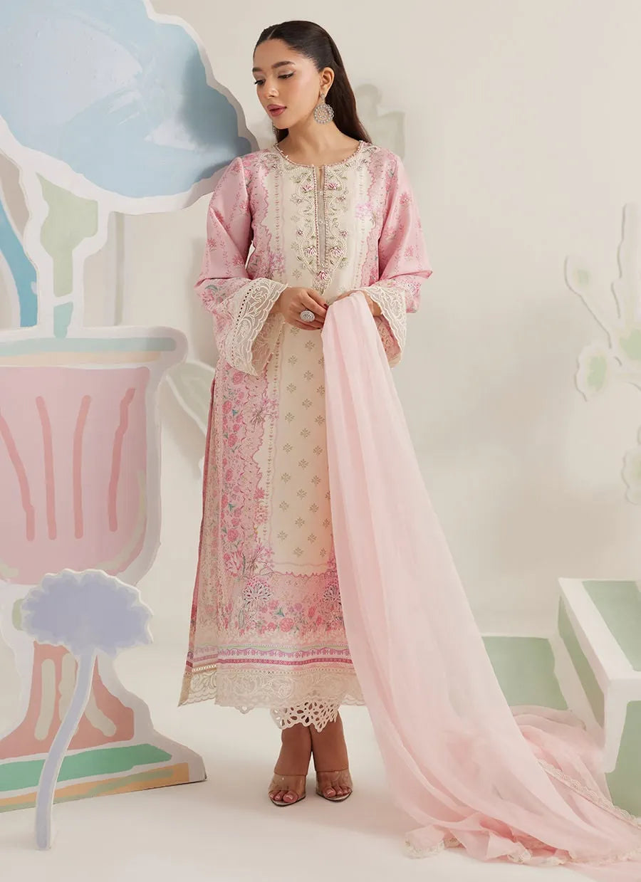 Farah Talib Aziz Ramadan Eid Frou Frou '26 - Maribel Shirt And Dupatta