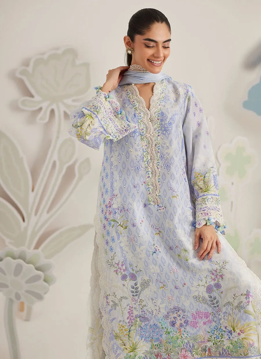 Farah Talib Aziz Ramadan Eid Frou Frou '26 - Serelle Shirt And Dupatta
