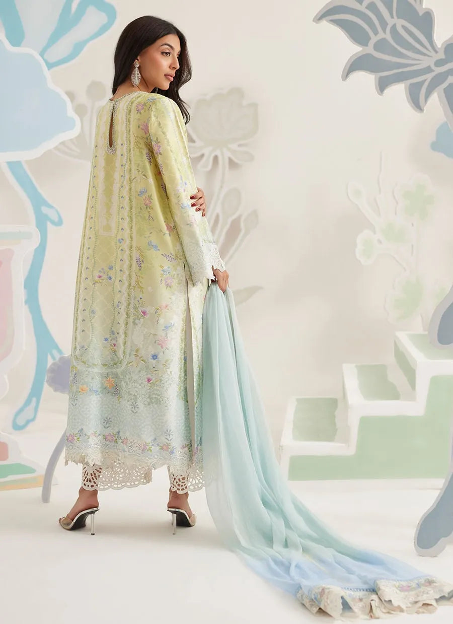Farah Talib Aziz Ramadan Eid Frou Frou '26 - Orelia Shirt And Dupatta