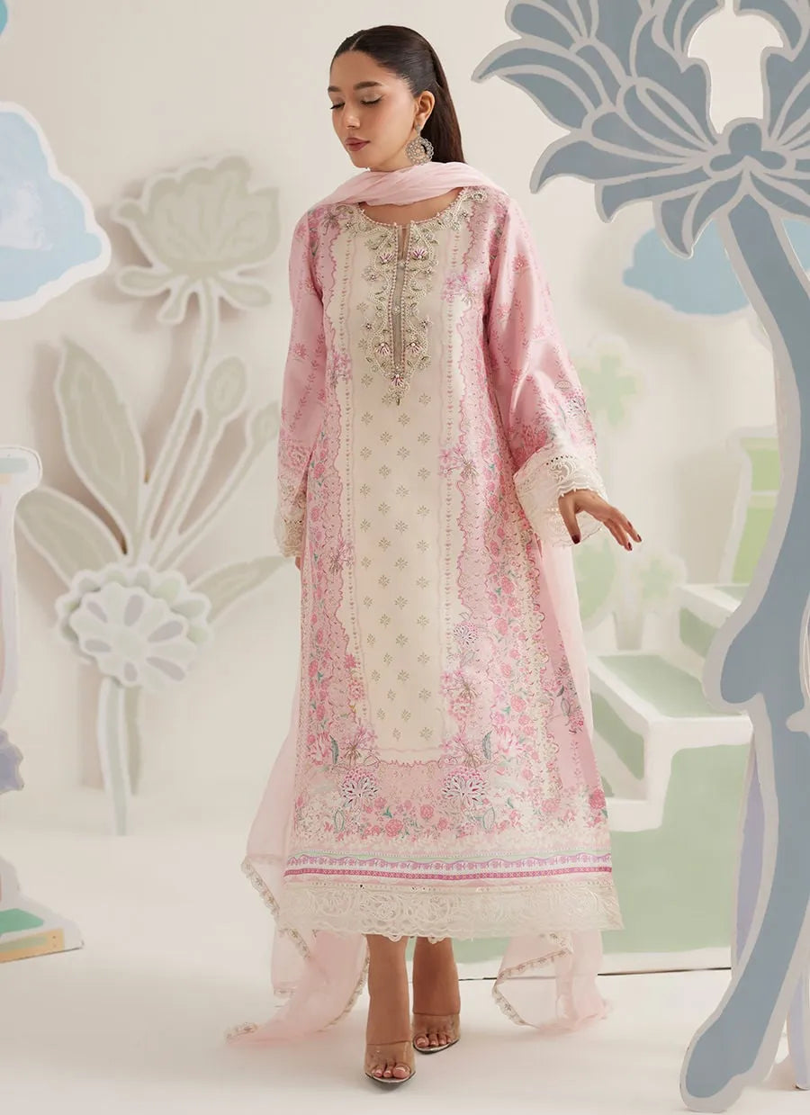 Farah Talib Aziz Ramadan Eid Frou Frou '26 - Maribel Shirt And Dupatta