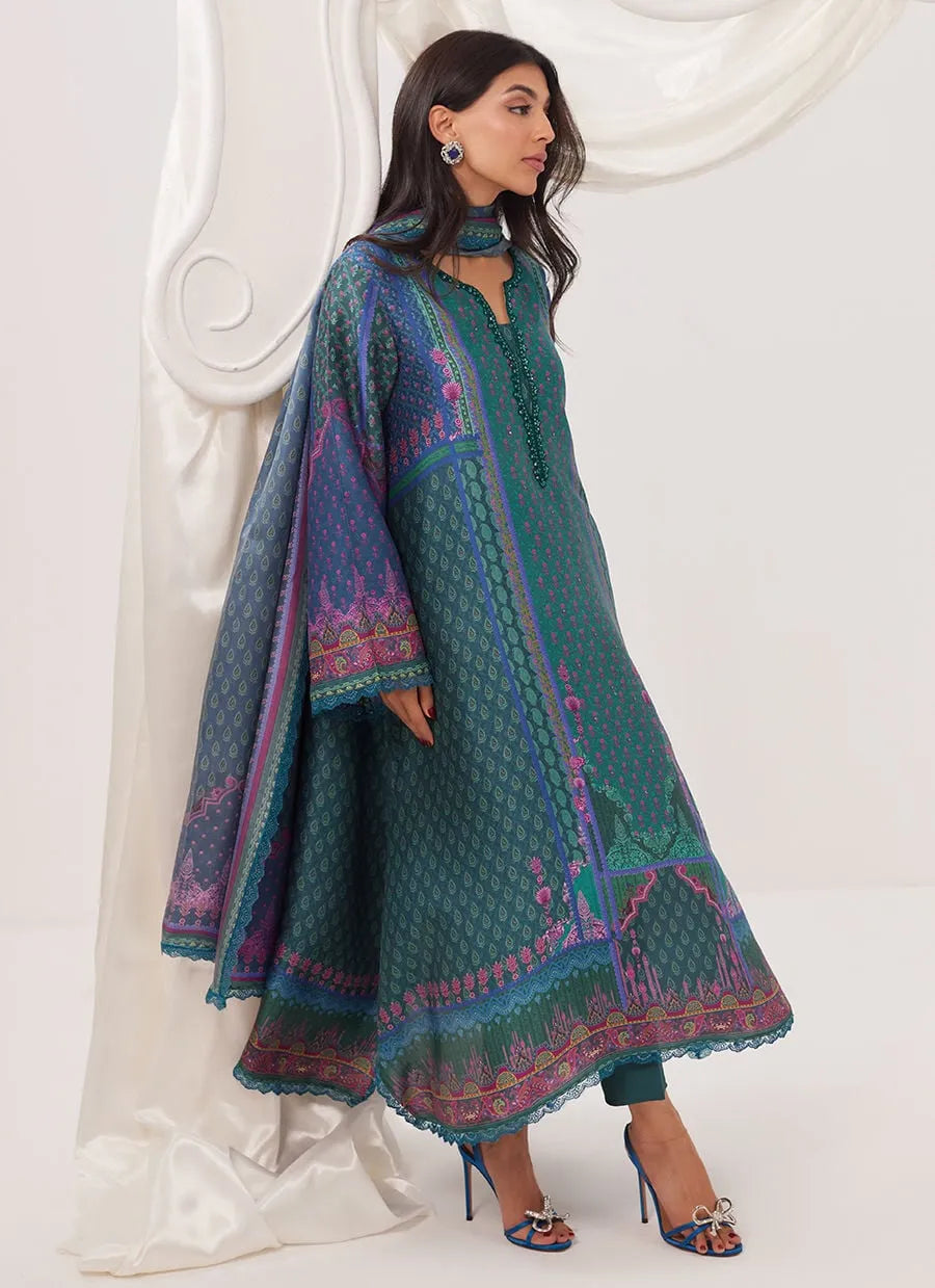 Farah Talib Aziz Ramadan Eid Frou Frou '26 - Delara Shirt And Dupatta