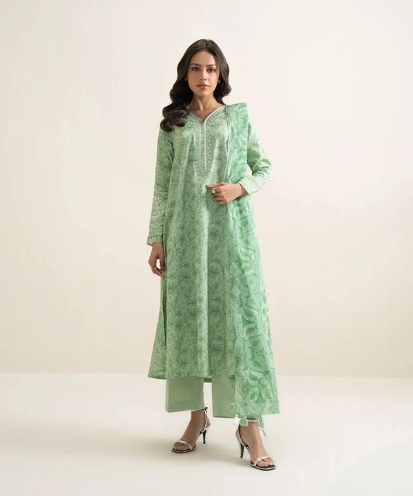 Sapphire Summer '26 - 3 Piece - Embroidered Lawn Suit - 2dedys26v513