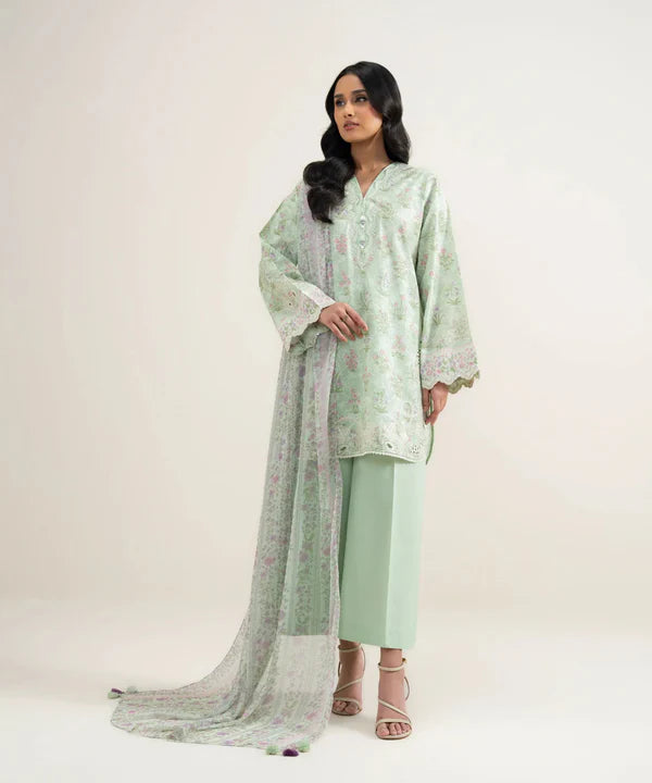 Sapphire Summer '26 - 3 Piece - Embroidered Lawn Suit - 3pesgs26v530