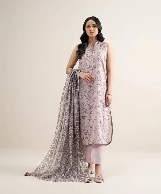 Sapphire Summer '26 - 3 Piece - Embroidered Lawn Suit - U3pdds26v563