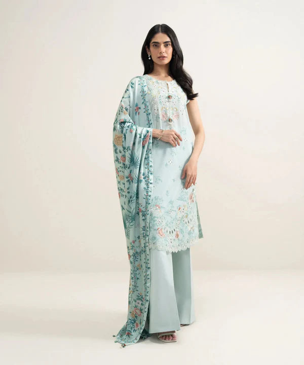 Sapphire Summer '26 - 3 Piece - Embroidered Lawn Suit - U3pesgs26v57